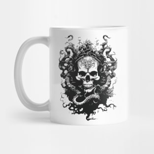 Gothic Rock Skull Mug